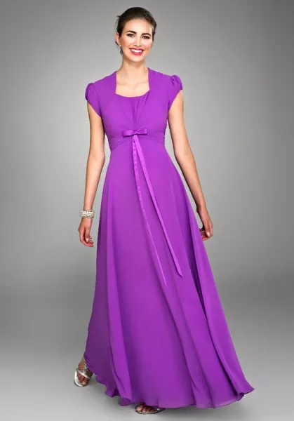 Violet rochie de domnișoara de onoare, rochie de moda