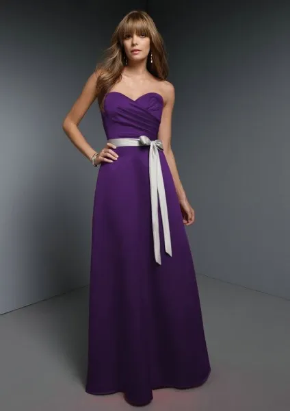 Violet rochie de domnișoara de onoare, rochie de moda