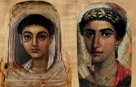Fayum portrete imagine postumă contemporani ai lui Hristos, a supraviețuit