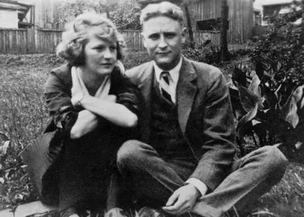 Francis Scott Fitzgerald și Zelda Sayre pe de cealaltă parte a paradisului