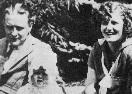 Francis Scott Fitzgerald și Zelda Sayre pe de cealaltă parte a paradisului