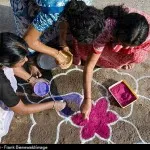 vederi indiene de design Rangoli - living indian