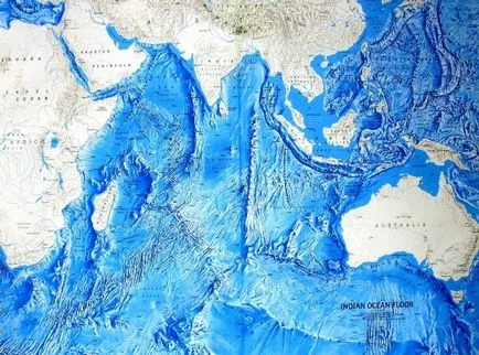 Indiai-óceán - a legmelegebb óceán a világ