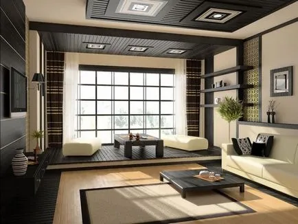 Interiorul în japoneză mobilier stil, decorare, decorare