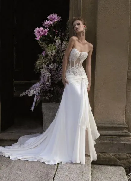 Италиански сватбени рокли на идентичността на марката и дизайн стилове