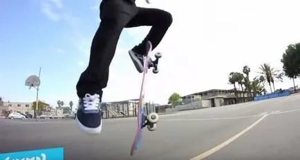 Cum hardflip hardflip pe un skateboard pe un skateboard - video de instruire, instrucțiuni