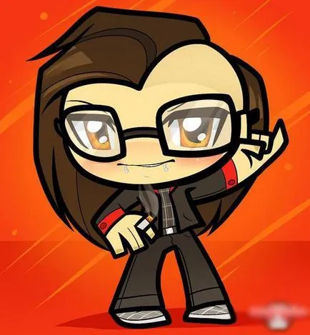 Hogyan kell felhívni a chibi Sonny Moore Skrillex, lépésről lépésre