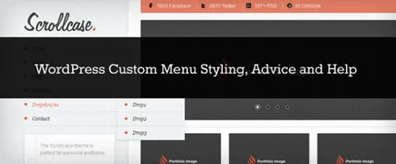 Как да коригират своите стилове в менюто в WordPress