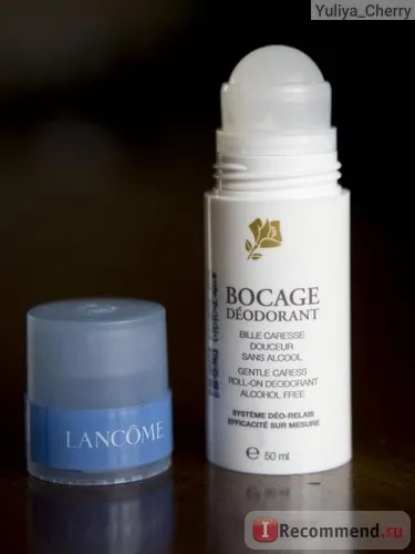 Deodorant deodorant Bocage Lancome roll-on - «clasa deodorant - Suite - (foto)“ comentarii