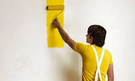 Hogyan kell festeni a falakat milyen festéket választani, és sorrendben a munka