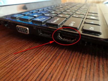 Hogyan lehet csatlakozni a laptop a tv HDMI-