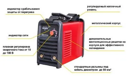 Főzni inverter hegesztőgép munkák végzéséhez