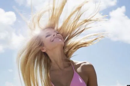 Hogyan készítsünk haj fehérített a nap, amikor a szépség károsíthatja a hajat - női blog