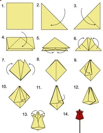 Как да си направим модел оригами
