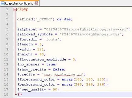 Cum de a face comentarii pe site-ul 3 cu componenta Joomla JComments - stabilirea JComments