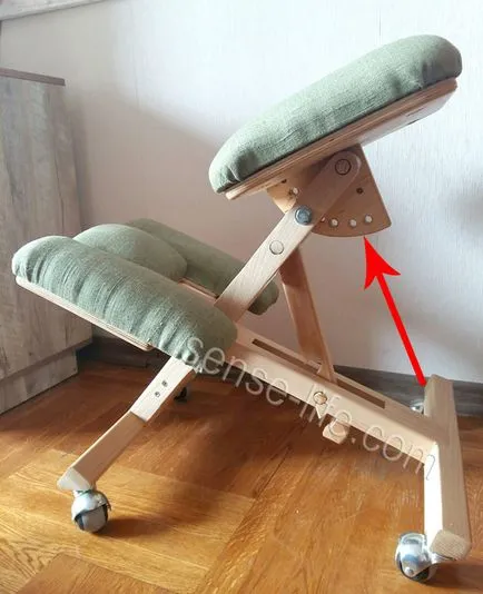Hogyan készítsünk egy ortopéd térd szék kezével