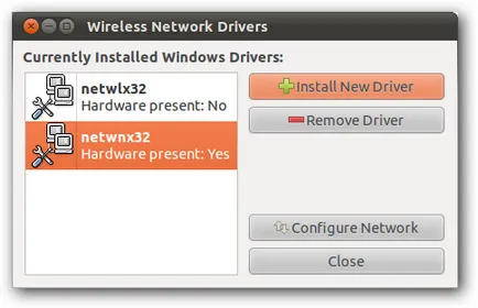 Hogyan kell telepíteni a wi-fi adapter linux a Windows driver