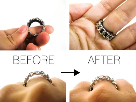 Как да се намали размера на пръстена (направи си сам)