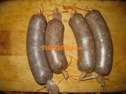 Háziállatok kupaty - fénykép recept