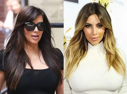 Kim Kardashian frizura ismét változott, és lett egy barna