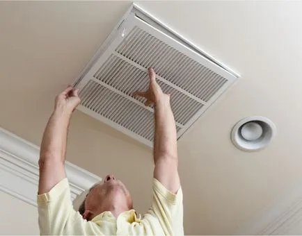 Verificați supapă de ventilație