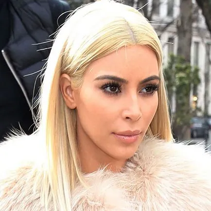 Kim Kardashian előtt és után műanyag, fotó, kozmopolita magazin