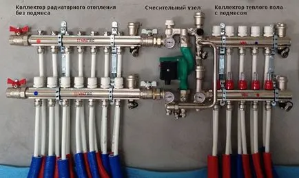 Manifold pentru pardoseală schema electrică de încălzire