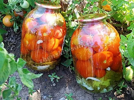 Домати консервирани, домати за зимата без стерилизация