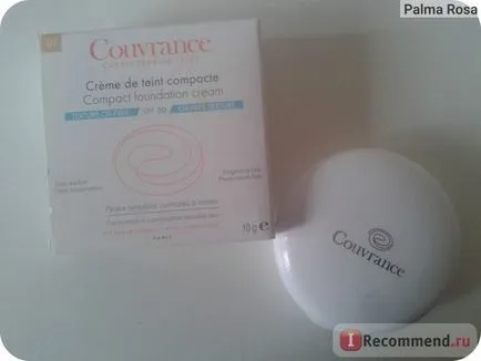 pulbere Cream couvrance Avene crème de Teint compacte - «Farmacie dekorativka nu mai rău decât restul