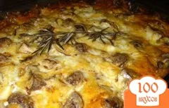 Kurnik darált hús és a burgonya - lépésről lépésre recept fotók