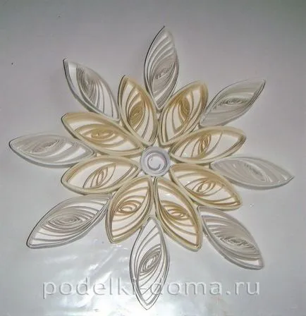 Quilling pentru începători, Fulgi de nea o cutie de idei și ateliere