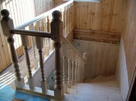 Lépcsők a házban saját kezével a telepítési utasításokat az építési magán üdülőházak (fotó