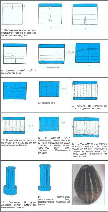 Майсторски клас на оригами бонбонени модули