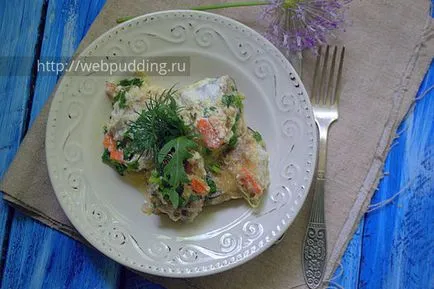 Pollock tejfölös egy serpenyőben recept fotókkal, hogyan kell főzni