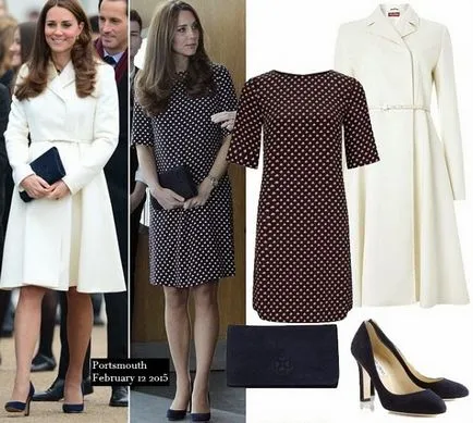 Divat íjak kabátok és ruhák Kate Middleton fotók