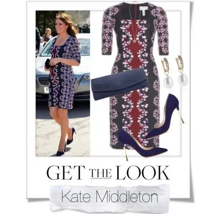 Moda arcuri paltoane și rochii fotografii Kate Middleton