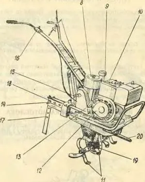 Walk-in spatele MB-1 tractor - Manual