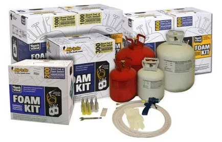 Spray spuma poliuretanica (PUF), cu propriile sale mâini - echipamente si proceduri de operare