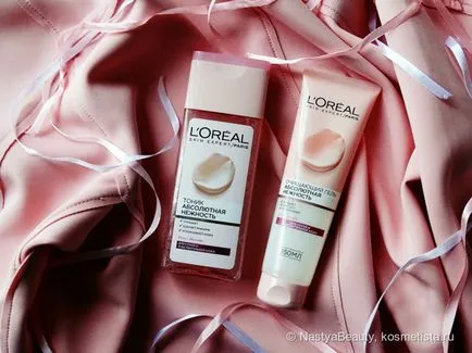 Noua L'Oreal «sensibilitate absolută“ gel de curățare și recenzii tonice