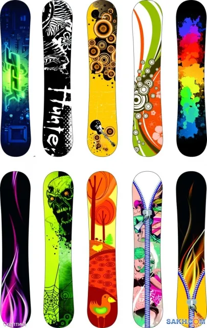 Renew bord! Etichetele de pe snowboard cu orice model