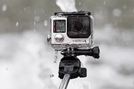 Преглед камера за действие сребро GOPRO hero4 или черен