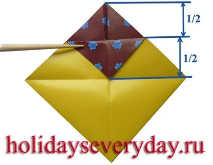 coș Origami (schema detaliată), în fiecare zi de o vacanță