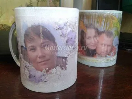 Nyomtatás egy kört a szakterületen decoupage 1