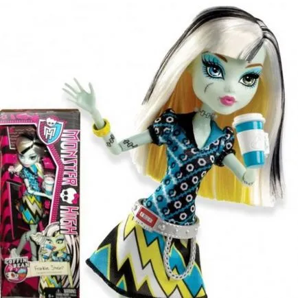 Frenki Shteyn de la Monster High (biografie, păpuși foto)