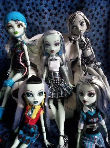 Frenki Shteyn de la Monster High (biografie, păpuși foto)