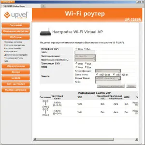 Tartalmaz egy router beállításait upvel