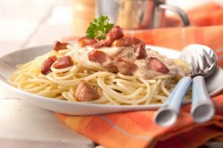 Pasta „Carbonara” - receptek képekkel