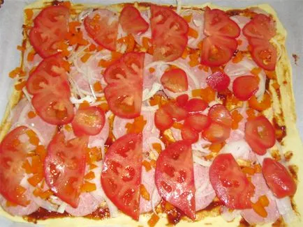 Pizza cu cârnați - rețete simple,