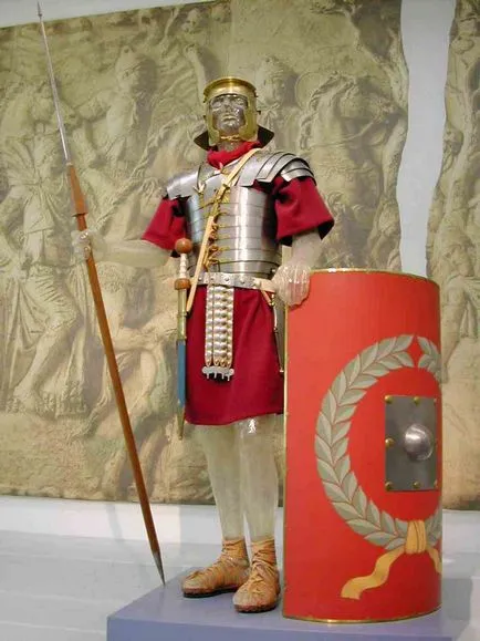 Páncélzatban a római hadsereg Lorica segmentata, Hadtörténeti Portál