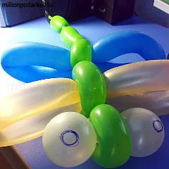 Изделия от балони - водно конче - с инструкции за картини